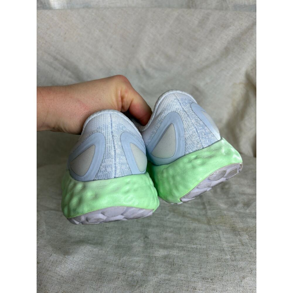 New Balance fresh foam EV0Z White Green Women's Sz. 9.5 - Picture 7 of 11